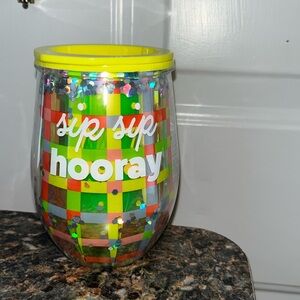 Sip Sip Hooray Plastic Wine Tumbler